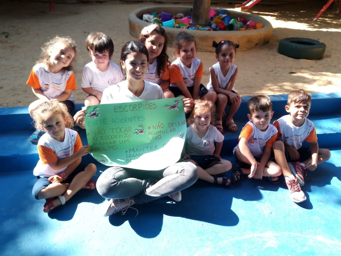 Foto ESCALA orienta crianças da Educação Infantil sobre escorpiões Foto ESCALA orienta crianças da Educação Infantil sobre escorpiões - Imagem 1