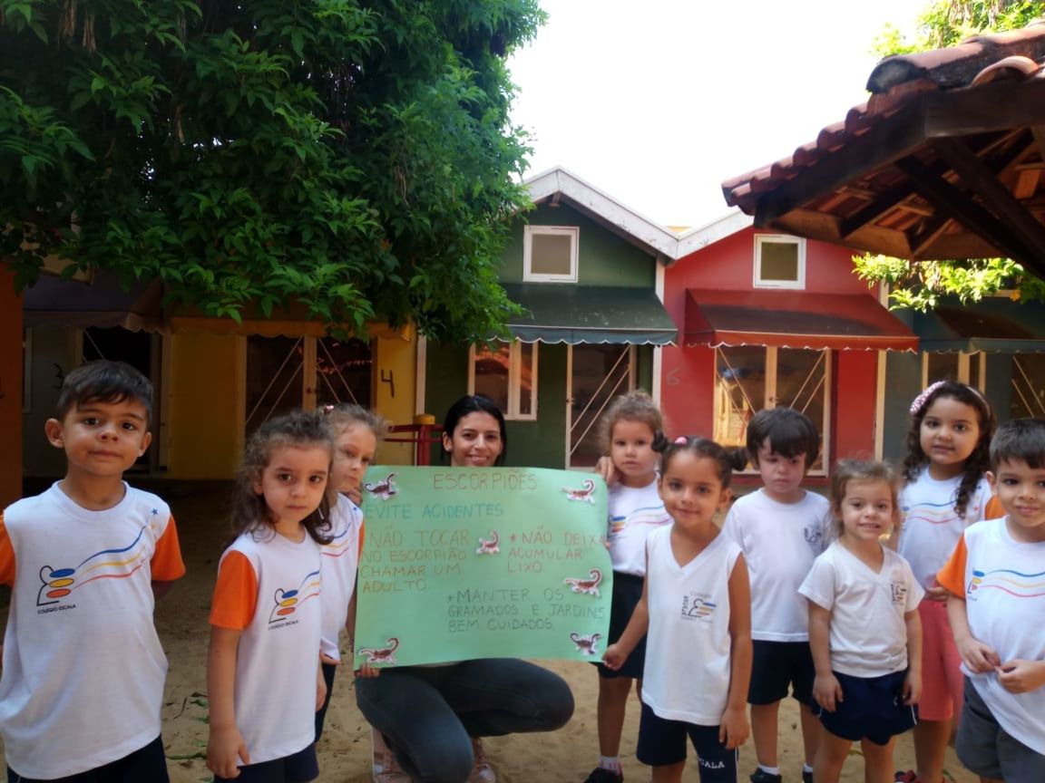 Foto ESCALA orienta crianças da Educação Infantil sobre escorpiões Foto ESCALA orienta crianças da Educação Infantil sobre escorpiões - Imagem 2
