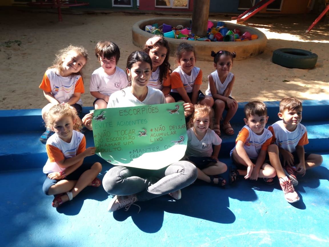 Foto ESCALA orienta crianças da Educação Infantil sobre escorpiões Foto ESCALA orienta crianças da Educação Infantil sobre escorpiões - Imagem 0