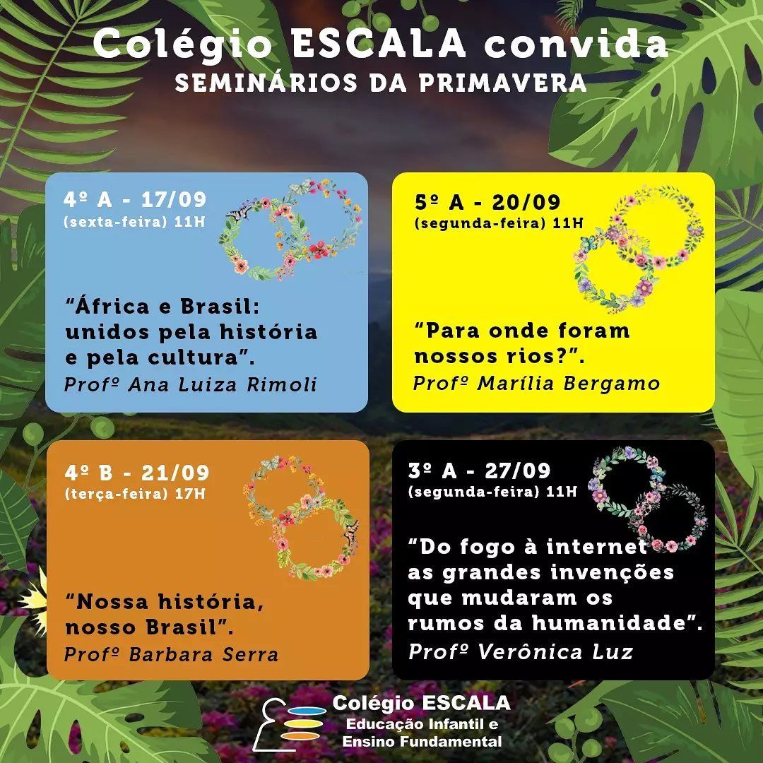 Foto ESCALA inova e realiza live dos Seminários da Primavera Foto ESCALA inova e realiza live dos Seminários da Primavera - Imagem 0
