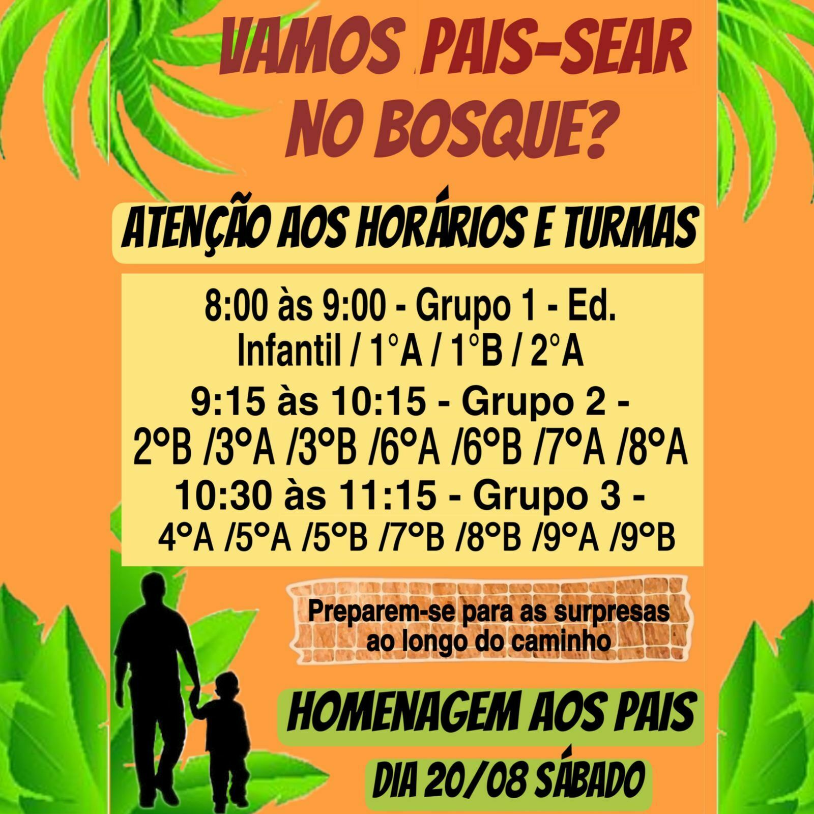 Foto Colégio ESCALA- Dia dos Pais no ESCALA tem passeio e surpresas Foto Colégio ESCALA- Dia dos Pais no ESCALA tem passeio e surpresas - Imagem 0