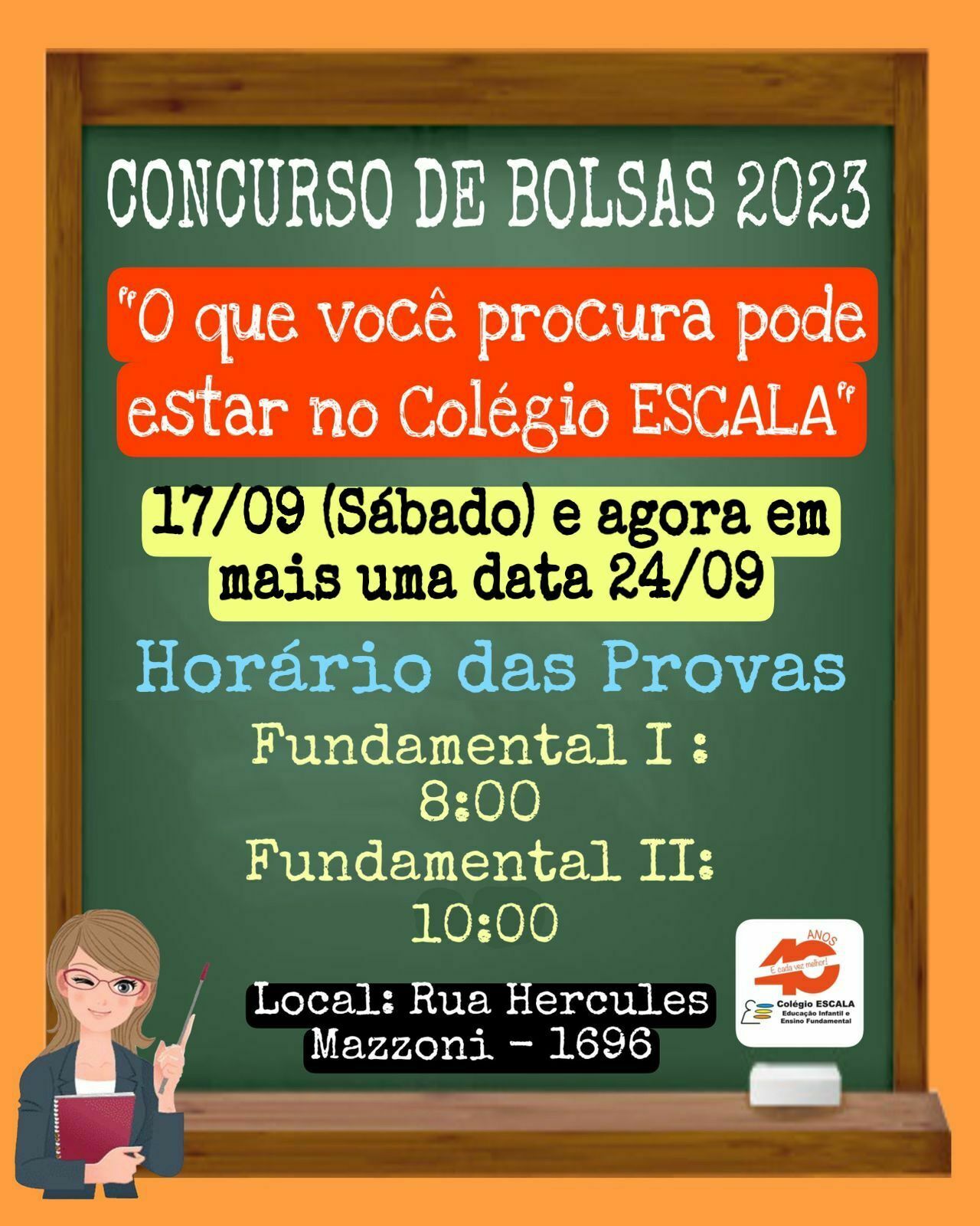 Foto CColégio ESCALA abre inscrição para Concurso de Bolsas Foto CColégio ESCALA abre inscrição para Concurso de Bolsas - Imagem 0