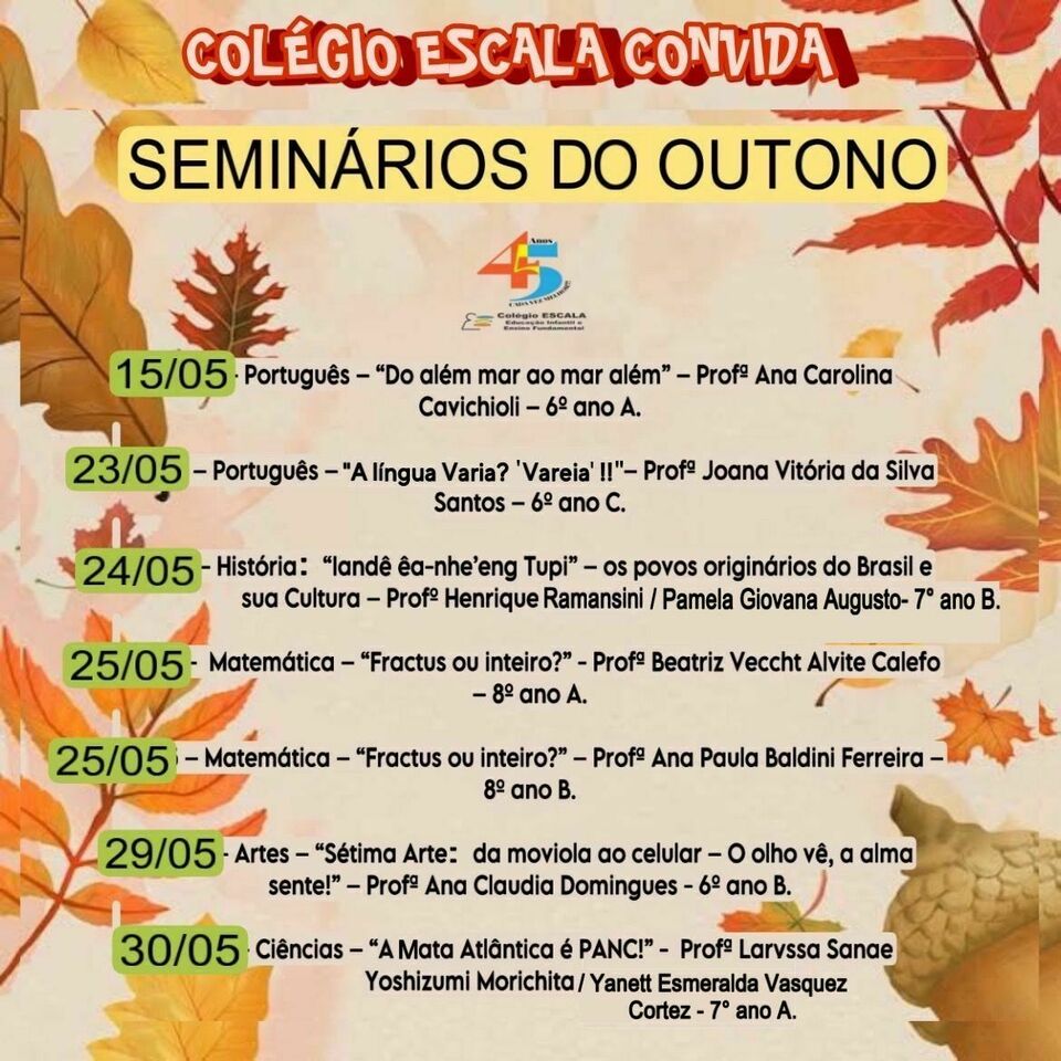 Seminários do Outono começaram ontem Seminários do Outono começaram ontem